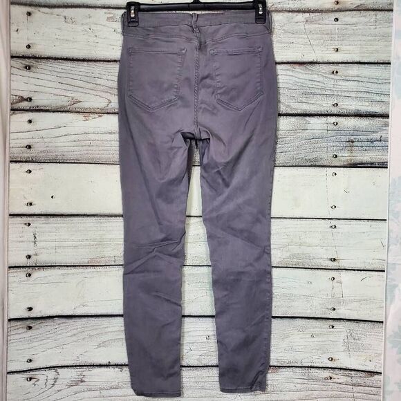 Old Navy Rockstar Super Skinny High Rise Jeans Women’s 10 Gray Stretch - Picture 3 of 7